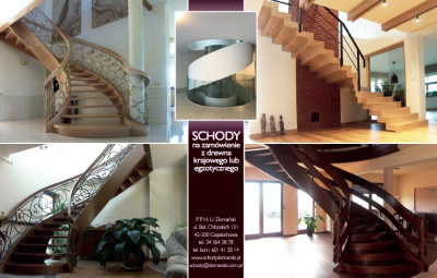 Basia i Marcin - Członkowie Klubu Budujących Dom, schody użytkują od 2007 r.