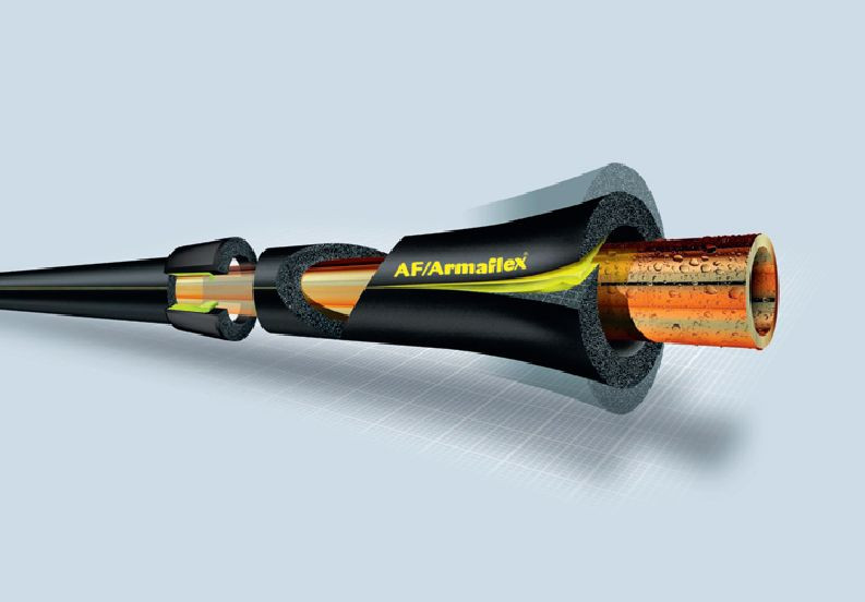 Otulina AF/ARMAFLEX firmy ARMACELL - elastyczna izolacja techniczna