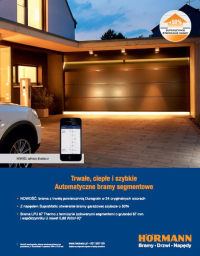 Bramy garażowe z napędem