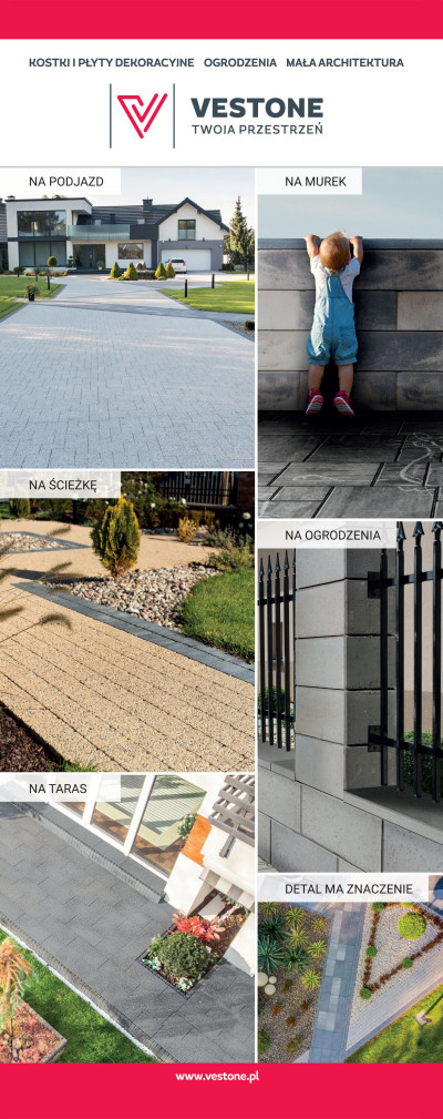 Basia i Janusz - Członkowie Klubu Budujących Dom, nawierzchnię ułożyli w 2007 r.