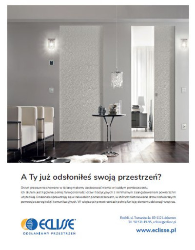 Drzwi przesuwne poruszające się po lub w ścianie