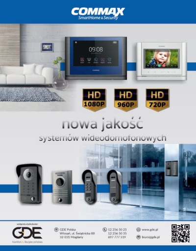 Alarmy, domofony, wideodomofony