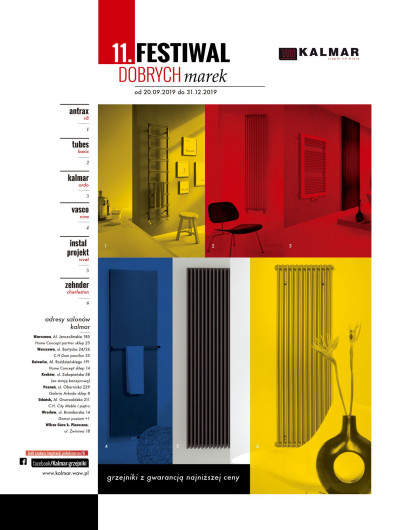 GRZEJNIKI ŁAZIENKOWE - Formy ciepła