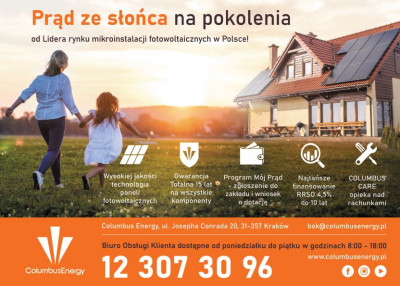 Własny prąd ze słońca