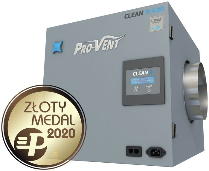 Elektro-jonizacyjny filtr antysmogowy PRO-VENT CLEAN R nagrodzony