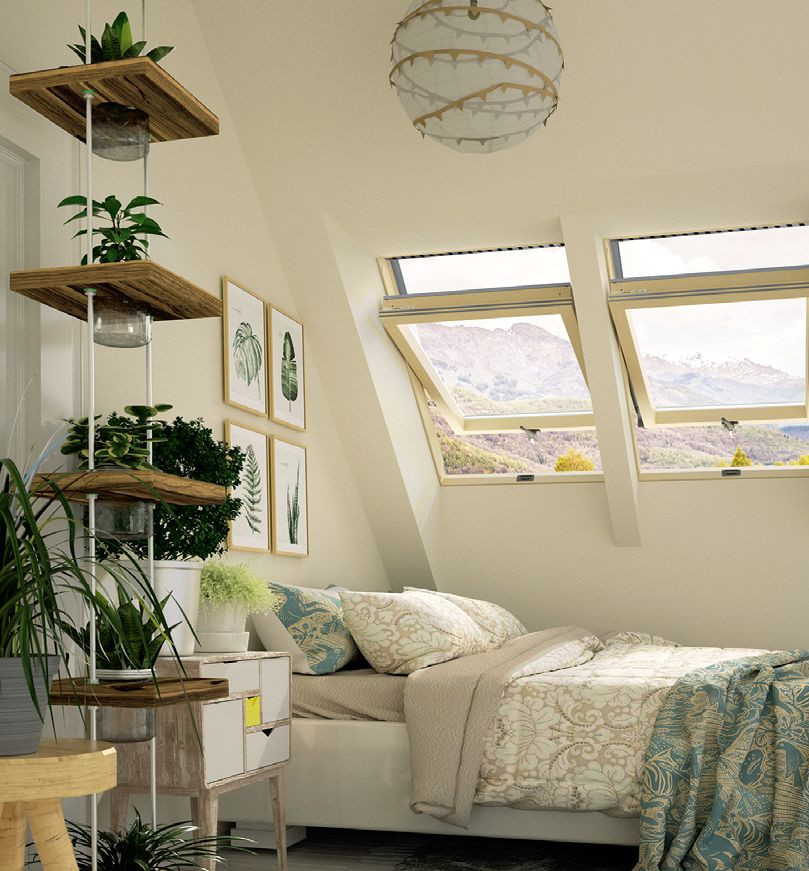 ISO E2 - drewniane okno dachowe