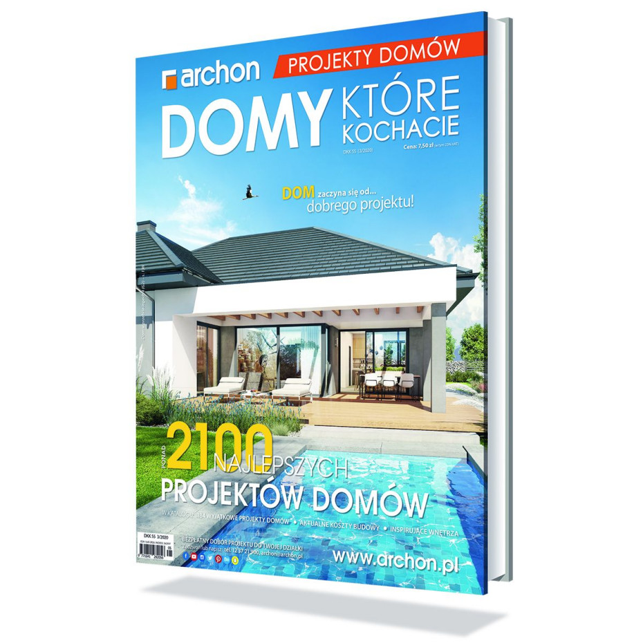 184 najlepsze projekty domów w najnowszym wydaniu katalogu ARCHON+ „DOMY KTÓRE KOCHACIE”