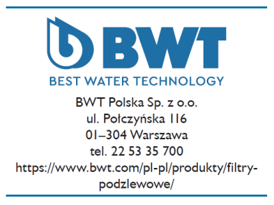 Systemy uzdatniania wody BWT