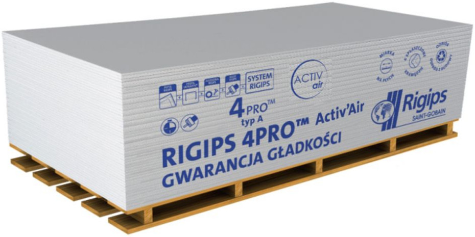 Płyta gipsowo-kartonowa 4PRO™ ACTIV’AIR®