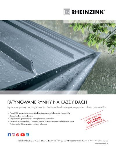 Sposoby na deszcz i lód na dachu