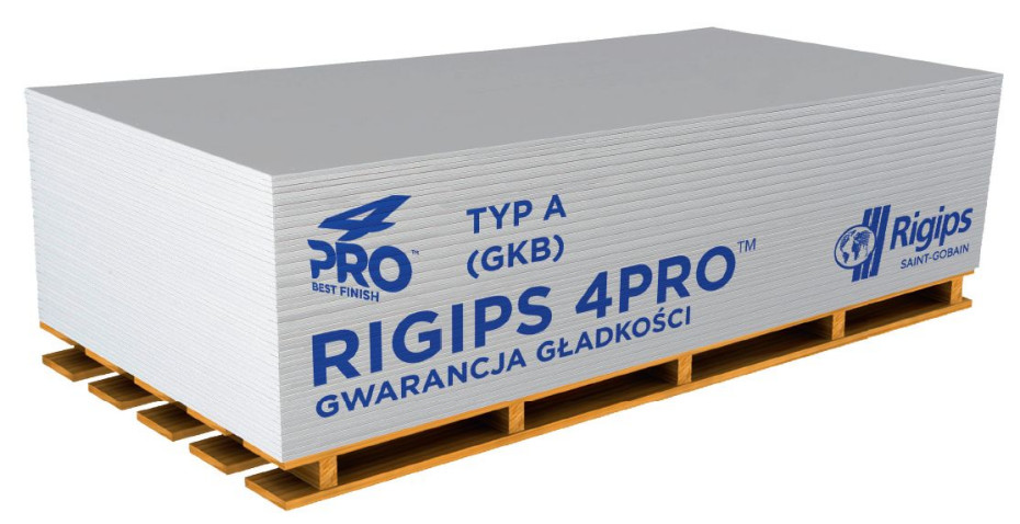 Idealna gładkość i krótszy czas montażu płyt gipsowo-kartonowych Rigips 4PRO™