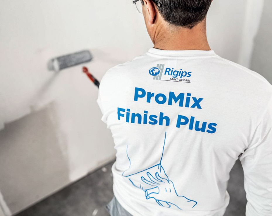 Rigips® ProMix Finish Plus - szpachlowanie w klasie premium