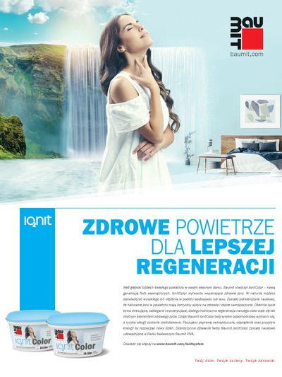 Bogusia - Członkini Klubu Budujących Dom, ściany w salonie dekorowała w 2016 r.