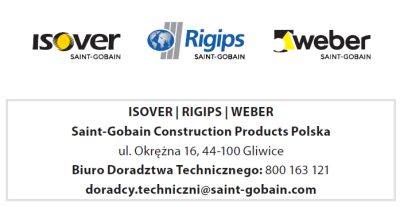 Ciepło, cicho, oszczędnie i bezpiecznie, czyli ściany i poddasza z ISOVER, WEBER i RIGIPS