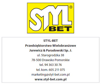 STYL-BET - betonowe donice, ławki i schody