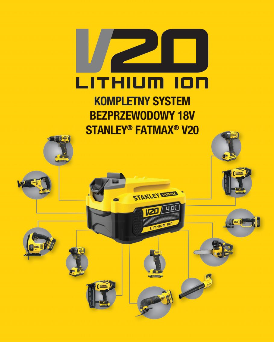 Bezprzewodowy system 18V STANLEY® FATMAX® V20