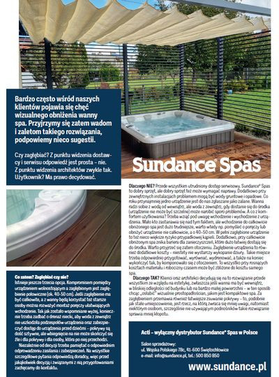 Ogród z brzeziną w tle