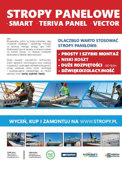 Rozpiętość stropu i ścianki działowe