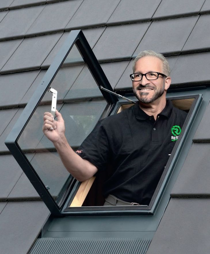Okna i wyłazy z serii RESET - montaż na dachach o kącie nachylenia już od 5 stopni