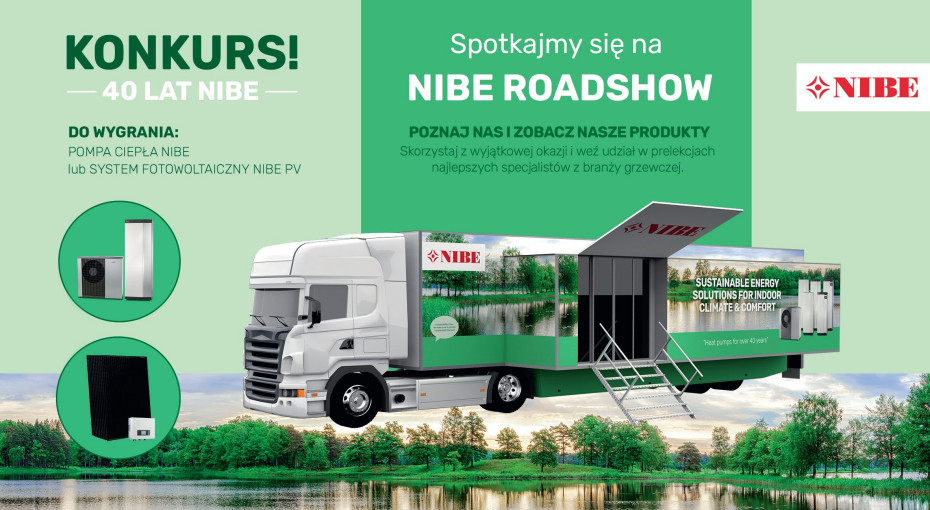 Poznaj nas i zobacz nasze produkty na NIBE ROADSHOW