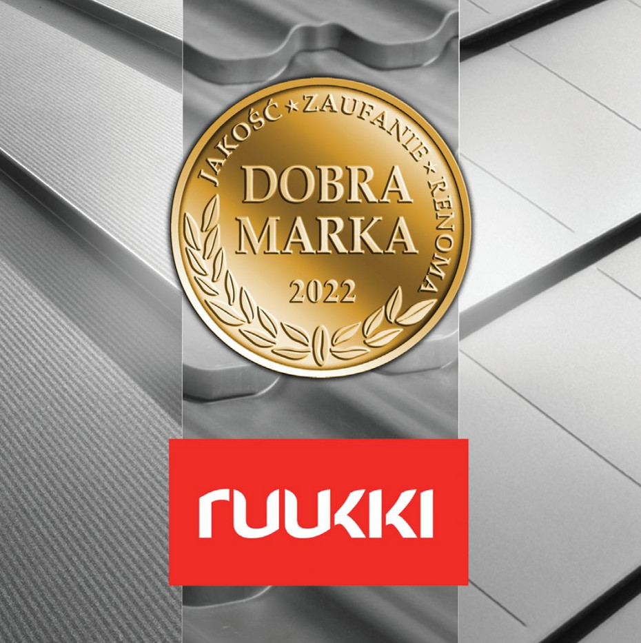 RUUKKI uhonorowana tytułem Dobra Marka 2022