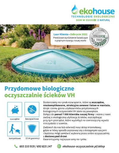 Czy warto wybudować przydomową oczyszczalnię ścieków?