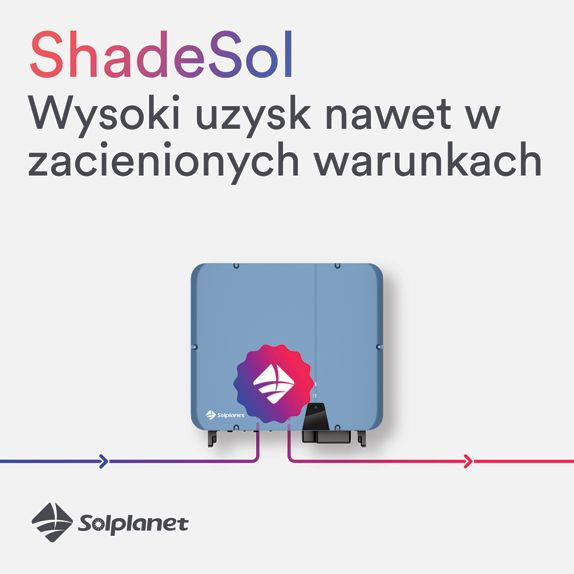 SHADESOL - większa moc paneli PV mimo cienia