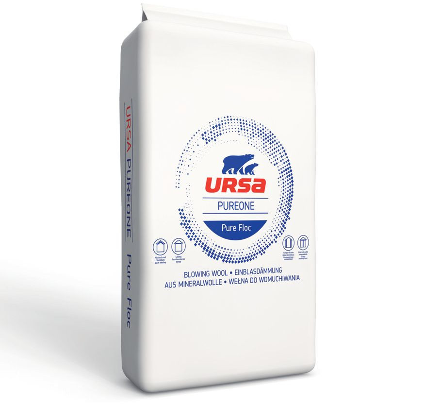 URSA Pure Floc - uniwersalny i trwały materiał termoizolacyjny