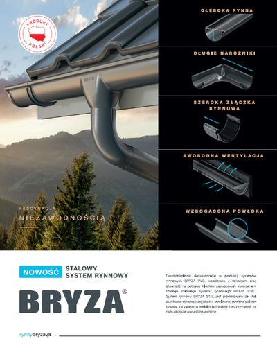 Z rynnami dach jest kompletny