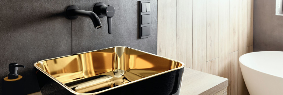 Marmur, złoto i miedź - niekonwencjonalne podejście do trendów łazienkowych