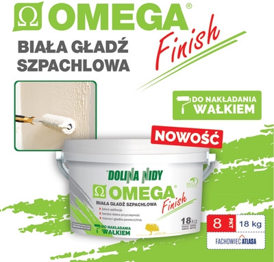 Biała gładź szpachlowa OMEGA FINISH