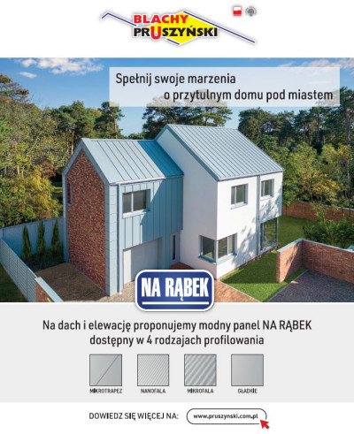 Nowa blacha trapezowa T18P - stop podciekaniu wody deszczowej
