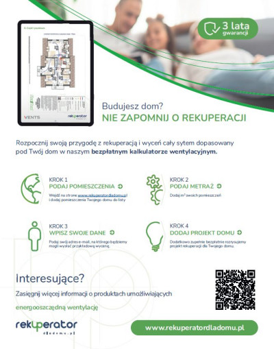 Rekuperator z wymiennikiem entalpicznym