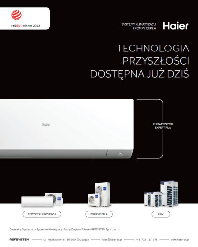 Haier Super Aqua - pompa ciepła Split