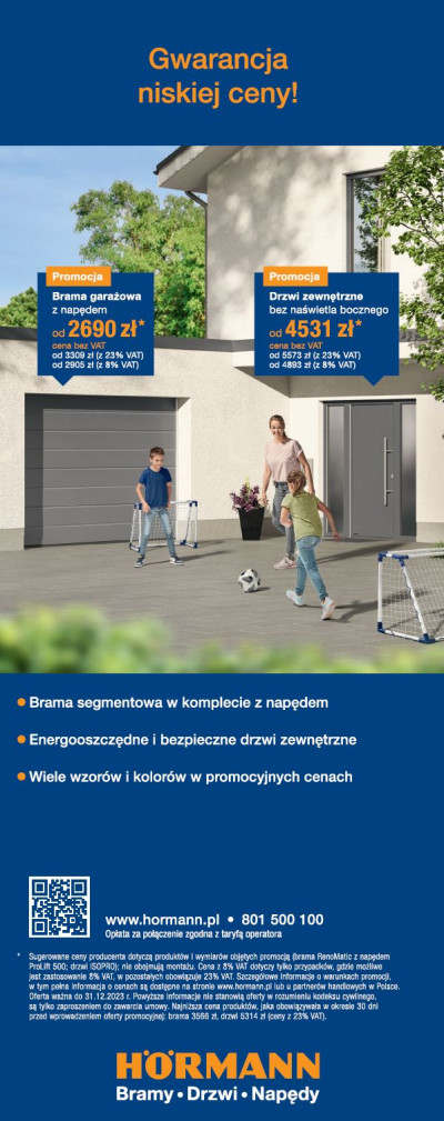 Garażowe bramy segmentowe RenoMatic w promocji do końca roku