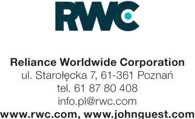 Zawory Reliance oraz system złączy i rur JG Speedfit ułatwią każdą instalację!