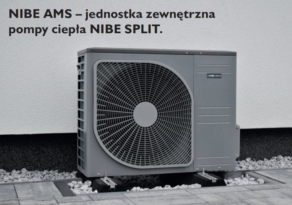 Wielofunkcyjna powietrzna pompa ciepła NIBE SPLIT