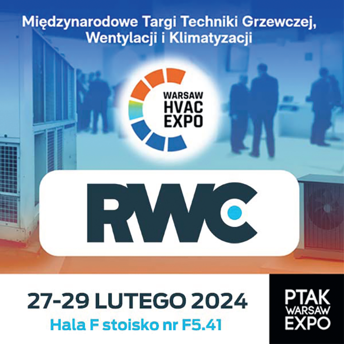 RWC zaprasza na Targi HVAC w Nadarzynie