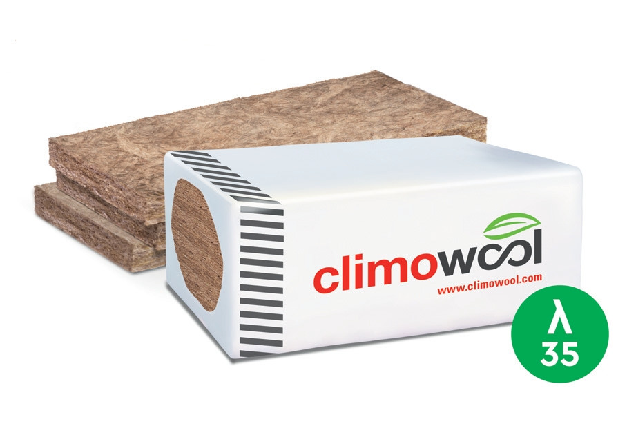 Płyty z mineralnej wełny szklanej climowool Board 35