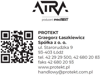 Przemysłowy hełm ochronny-wentylowany ATRA 40V do prac na wysokości