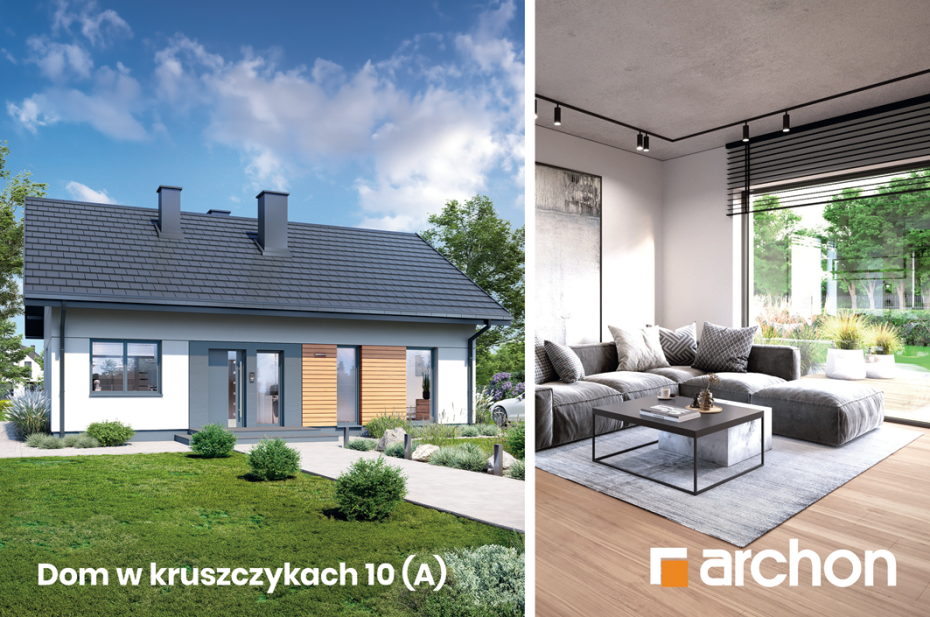 Mały dom parterowy, który zbudujesz w cenie mieszkania! poznaj ten projekt ARCHON+