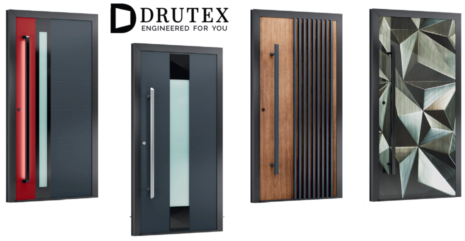 100 nowych modeli drzwi aluminiowych zewnętrznych DRUTEX
