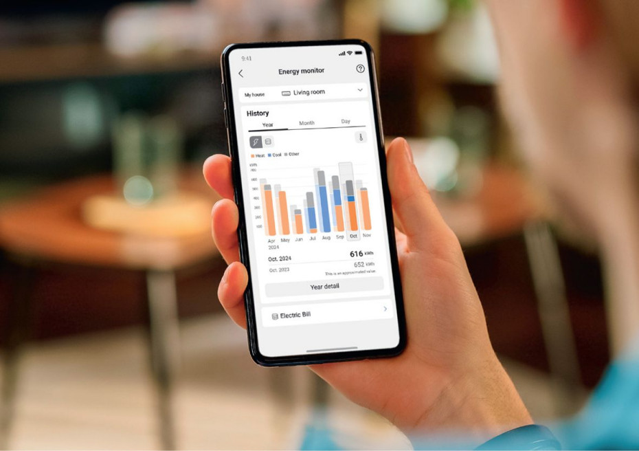Nowa wersja aplikacji COMFORT CLOUD z ulepszonymi informacjami o zużyciu energii
