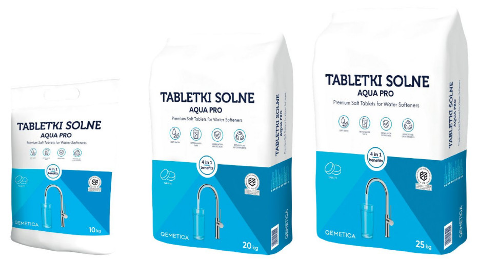 Tabletki solne AQUA PRO firmy QEMETICA