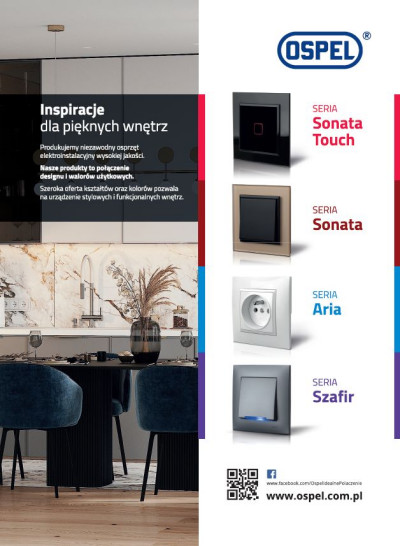 Instalacja elektryczna, osprzęt i oświetlenie