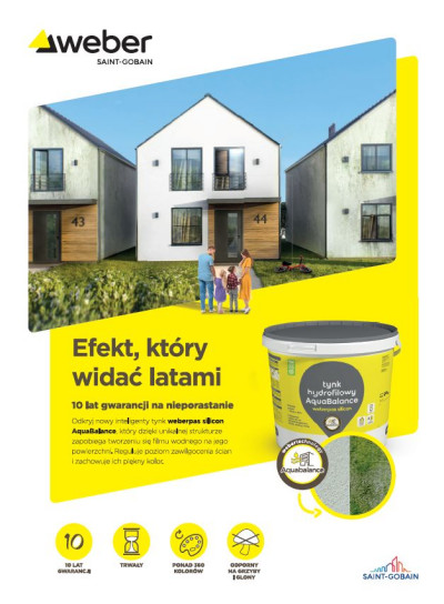 Ania i Tomek - Członkowie Klubu Budujących Dom, elewację układali w 2020 r.