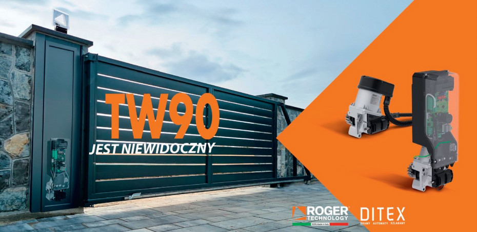 TW90 - Nowa era automatyki do bram od Roger Technology®