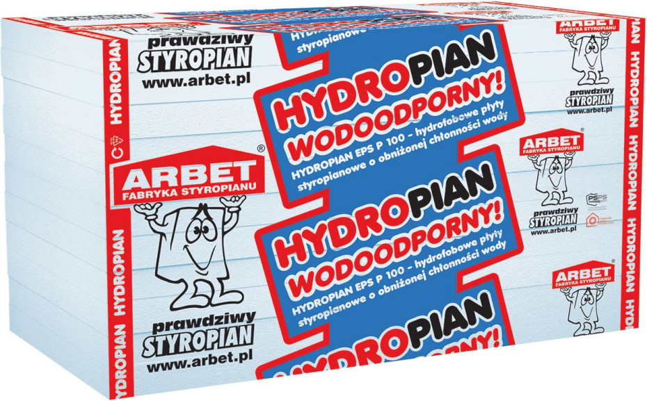 Nowoczesny styropian HYDROPIAN EPS P 100