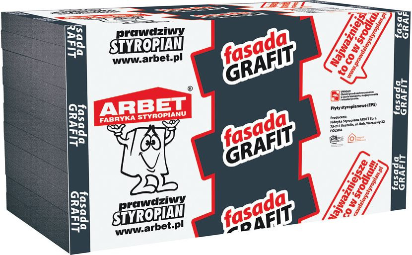 Styropian ARBET FASADA GRAFIT - wysoka jakość polskiej produkcji