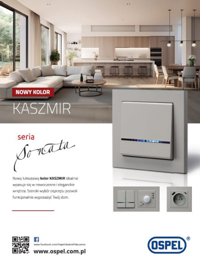 Osprzęt elektroinstalacyjny i oświetlenie